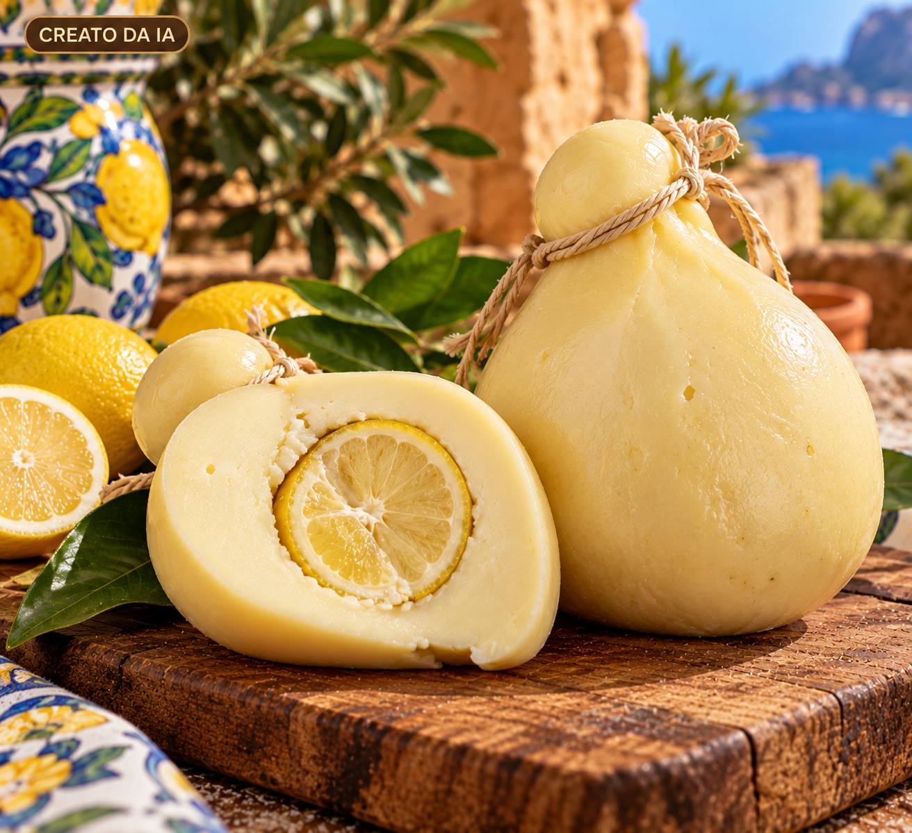 provola siciliana con verdello provola siciliana con verdello