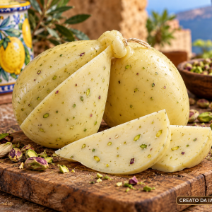 provola siciliana con pistacchio
