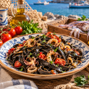 tagliatelle al nero di seppia