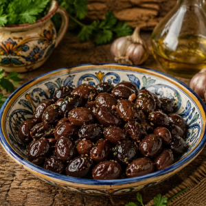 olive nere siciliane prezzemolate,olive nere
