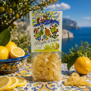 Scorzette siciliane di limoni candite