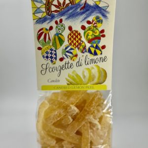 Scorzette siciliane di limoni candite