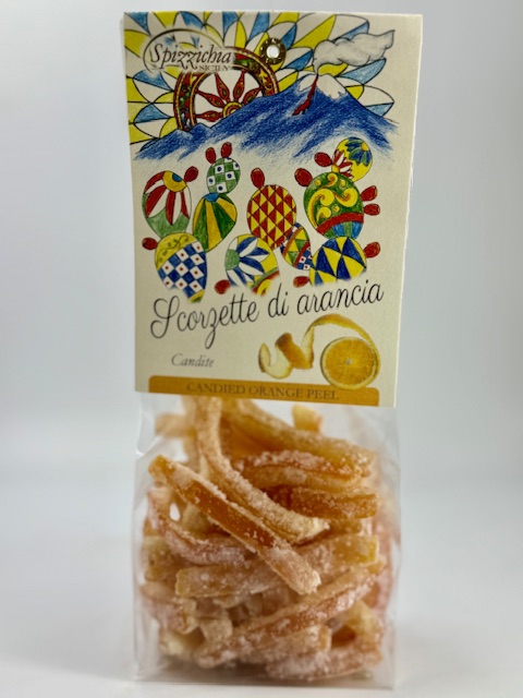 Scorzette siciliane di arance candite Scorzette siciliane di arance candite