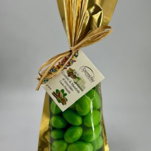 Praline confettate,praline al pistacchio,confetti al pistacchio