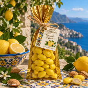 praline confettate al cioccolato gusto limone di sicilia,confetti