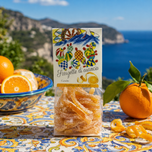 Scorzette siciliane di arance candite