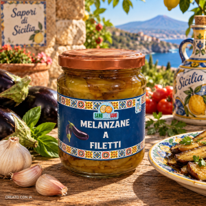 Filetti di melanzane,melanzane a filetti