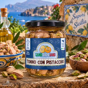 Tonno con Pistacchio all'olio d'oliva