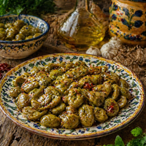 Olive verdi schiacciate a barchetta siciliane,olive verdi,olive schiacciate,olive siciliane