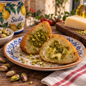 arancini al pistacchio siciliani