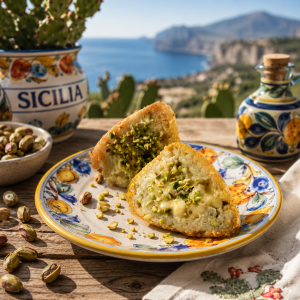 arancini al pistacchio siciliani