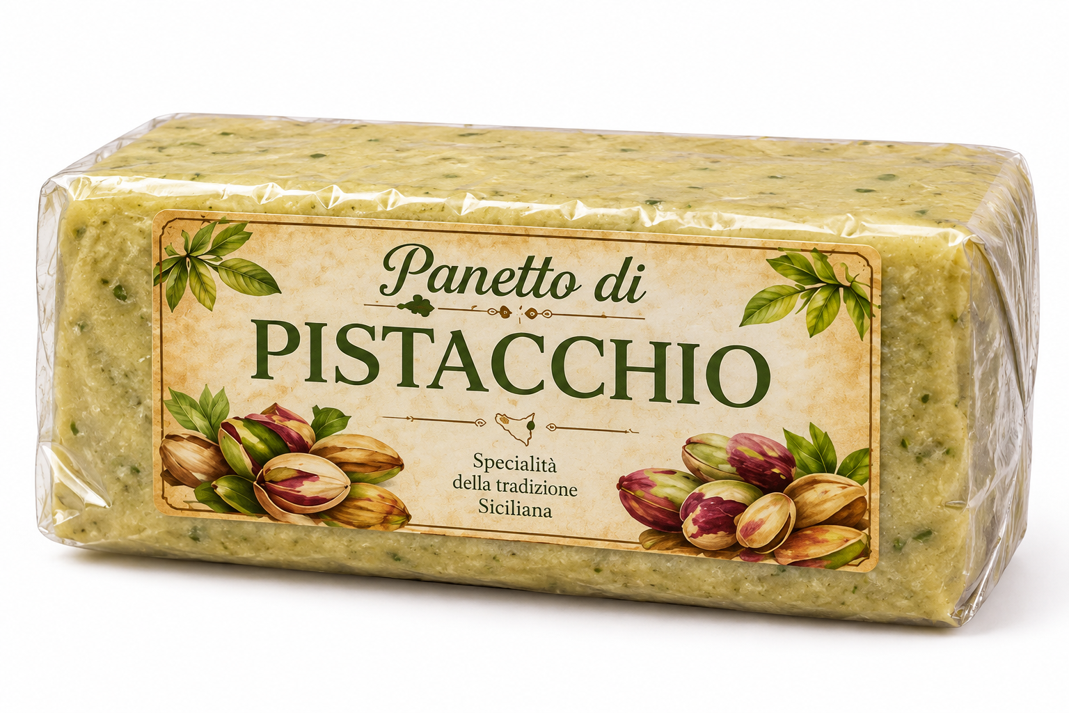 panetto di mandorla siciliano al pistacchio panetto di mandorla siciliano al pistacchio - Foto 2
