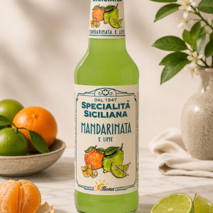 bibita siciliana mandarinata e lime,mandarinata e lime