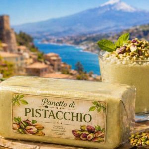 panetto di mandorla siciliano al pistacchio