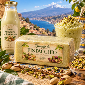 panetto di mandorla siciliano al pistacchio