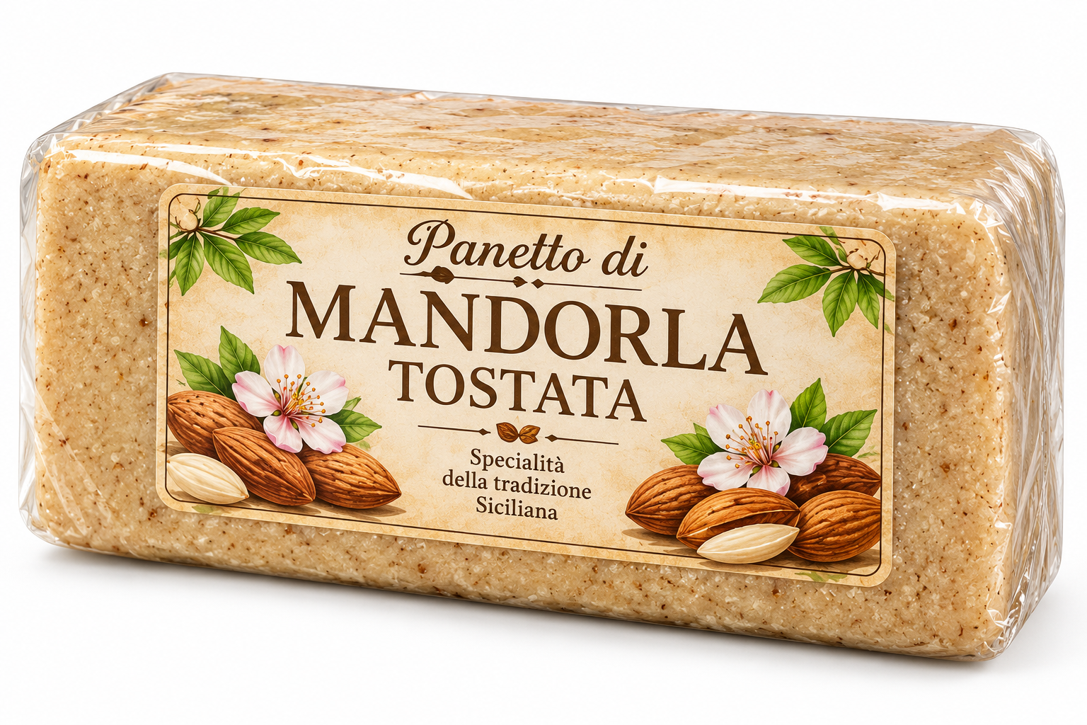 panetto di mandorla siciliano tostata panetto di mandorla siciliano tostata - Foto 2