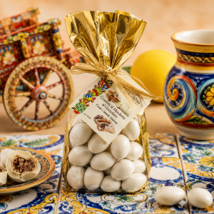 Praline confettate,confetti gusto cannolo siciliano