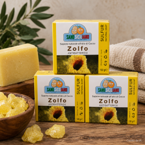 Sapone solido allo Zolfo,sapone allo zolfo