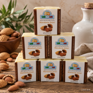 sapone alla mandorla,sapone naturale,sapone siciliano