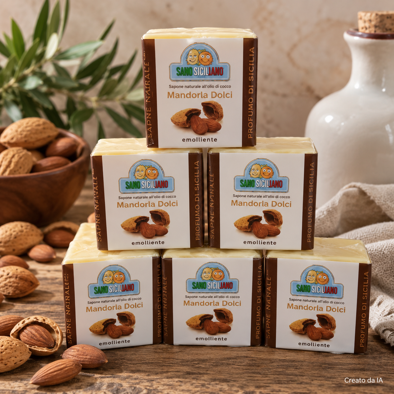 sapone alla mandorla,sapone naturale,sapone siciliano sapone alla mandorla,sapone naturale,sapone siciliano