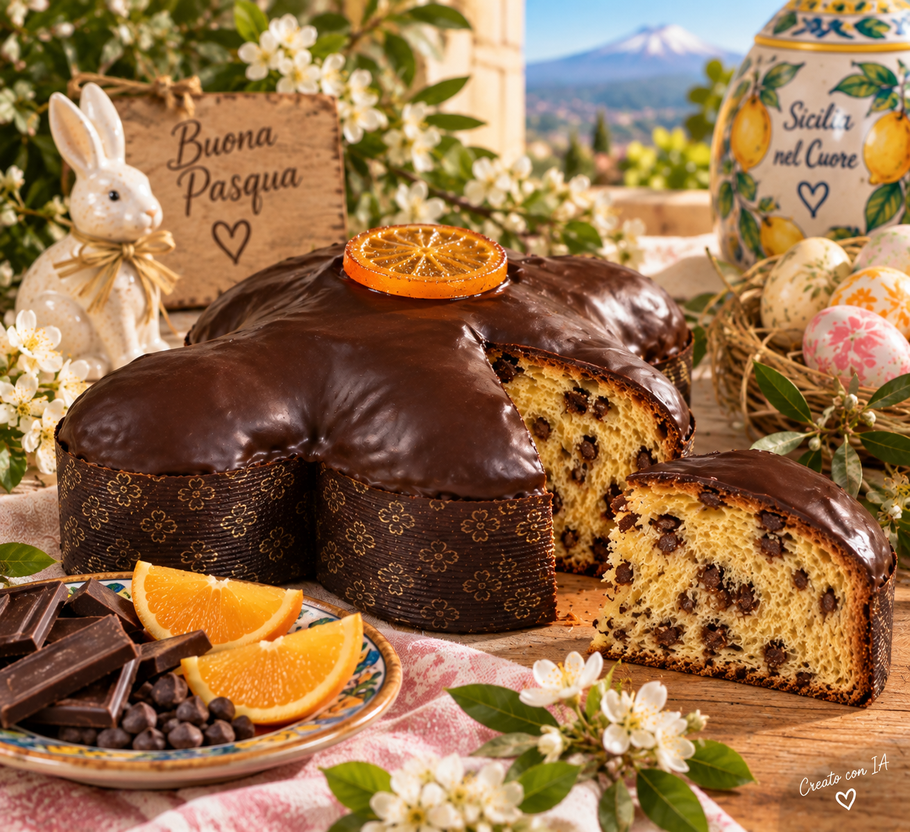 colomba con gocce di cioccolato ricoperto con cioccolato fondente colomba con gocce di cioccolato ricoperto con cioccolato fondente