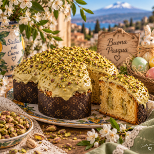 colomba siciliana artigianale al pistacchio