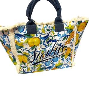 Borsa Siciliana limoni e frange52x31H16 !