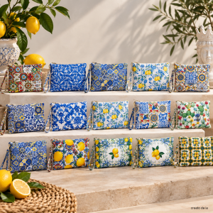 pochette,pochette stoffa,pochette siciliane