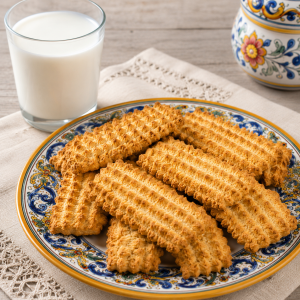 biscotti al latte da inzuppo