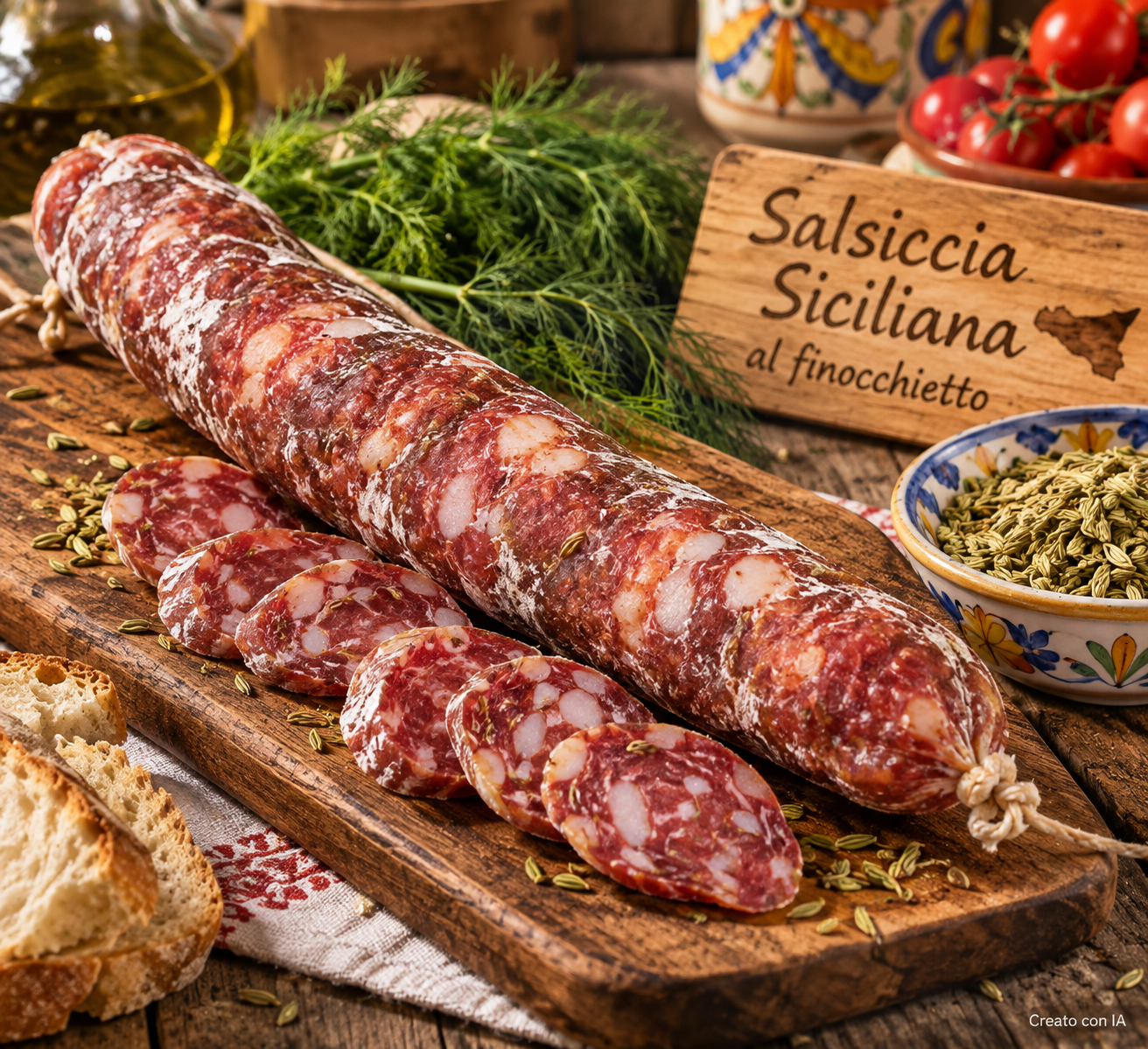 Salsiccia Siciliana,Salsiccia dolce,Salsiccia con Finocchietto Salsiccia Siciliana,Salsiccia dolce,Salsiccia con Finocchietto