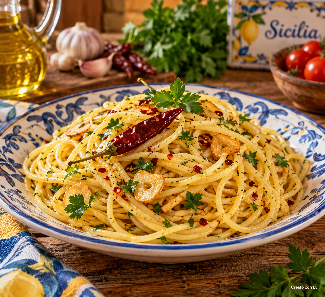 Spaghetti,pasta siciliana Spaghetti,pasta siciliana