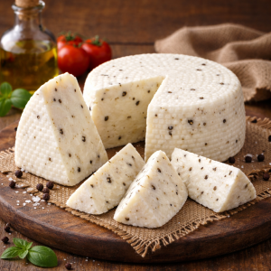Formaggio Siciliano,Primo sale con pepe nero