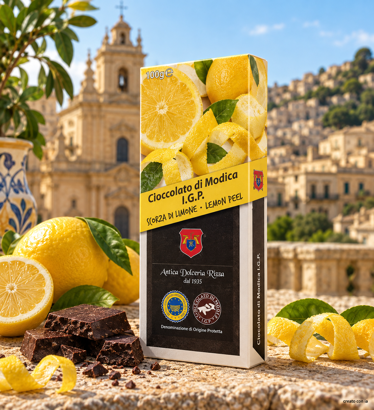 cioccolato di modica igp scorze limone cioccolato di modica igp scorze limone