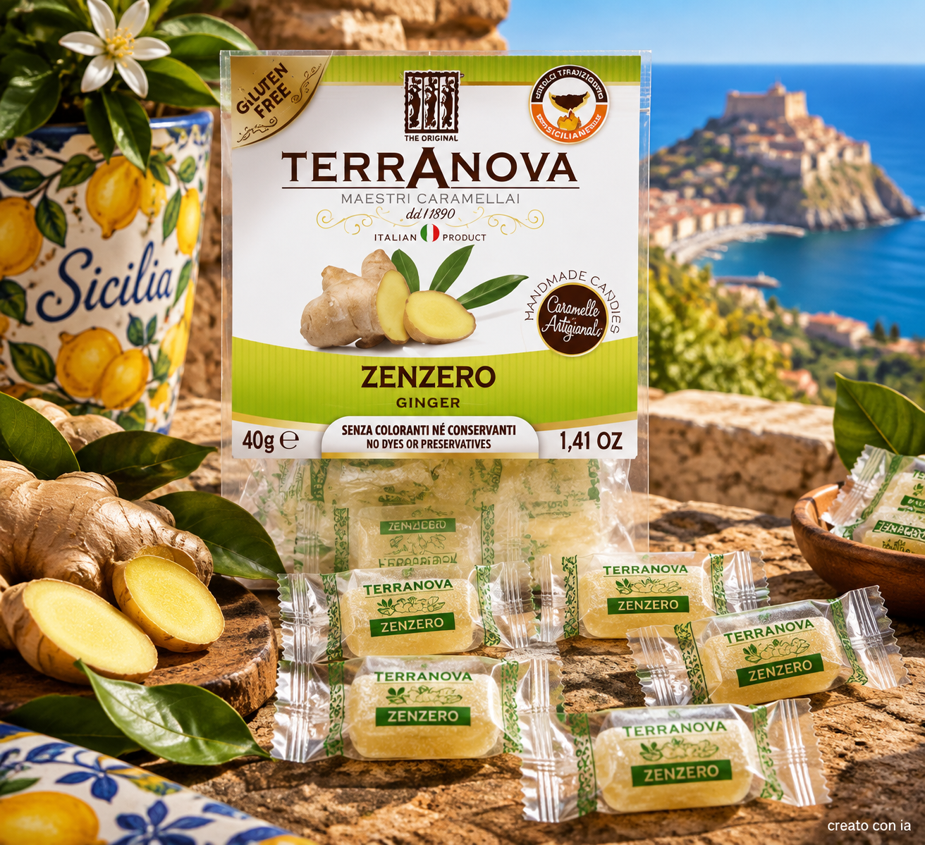 Caramelle allo Zenzero Caramelle allo Zenzero