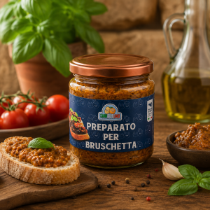 preparato per bruschetta