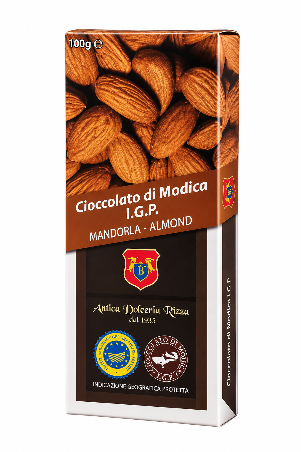 cioccolato di modica igp alla mandorla cioccolato di modica igp alla mandorla - Foto 2