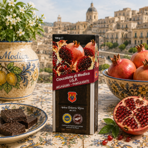 cioccolato di modica igp alla melagrana
