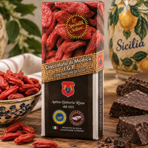 Cioccolato di Modica Jgp alle bacche di goji