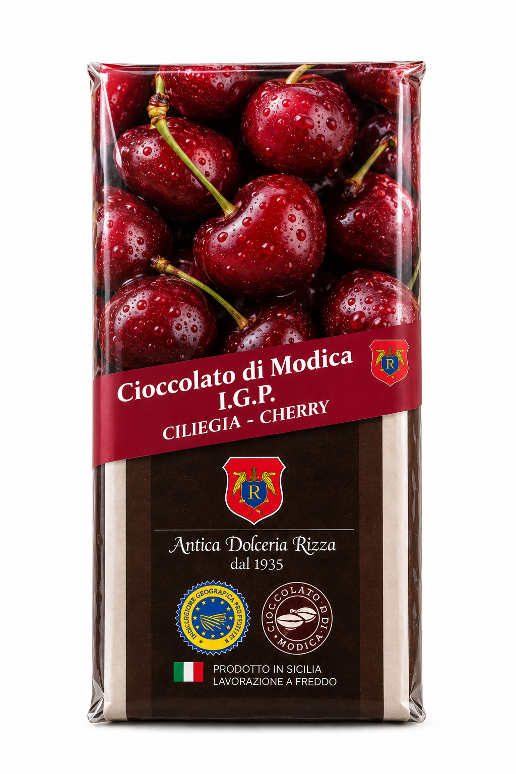 cioccolato di modica igp alla ciliegia cioccolato di modica igp alla ciliegia - Foto 2