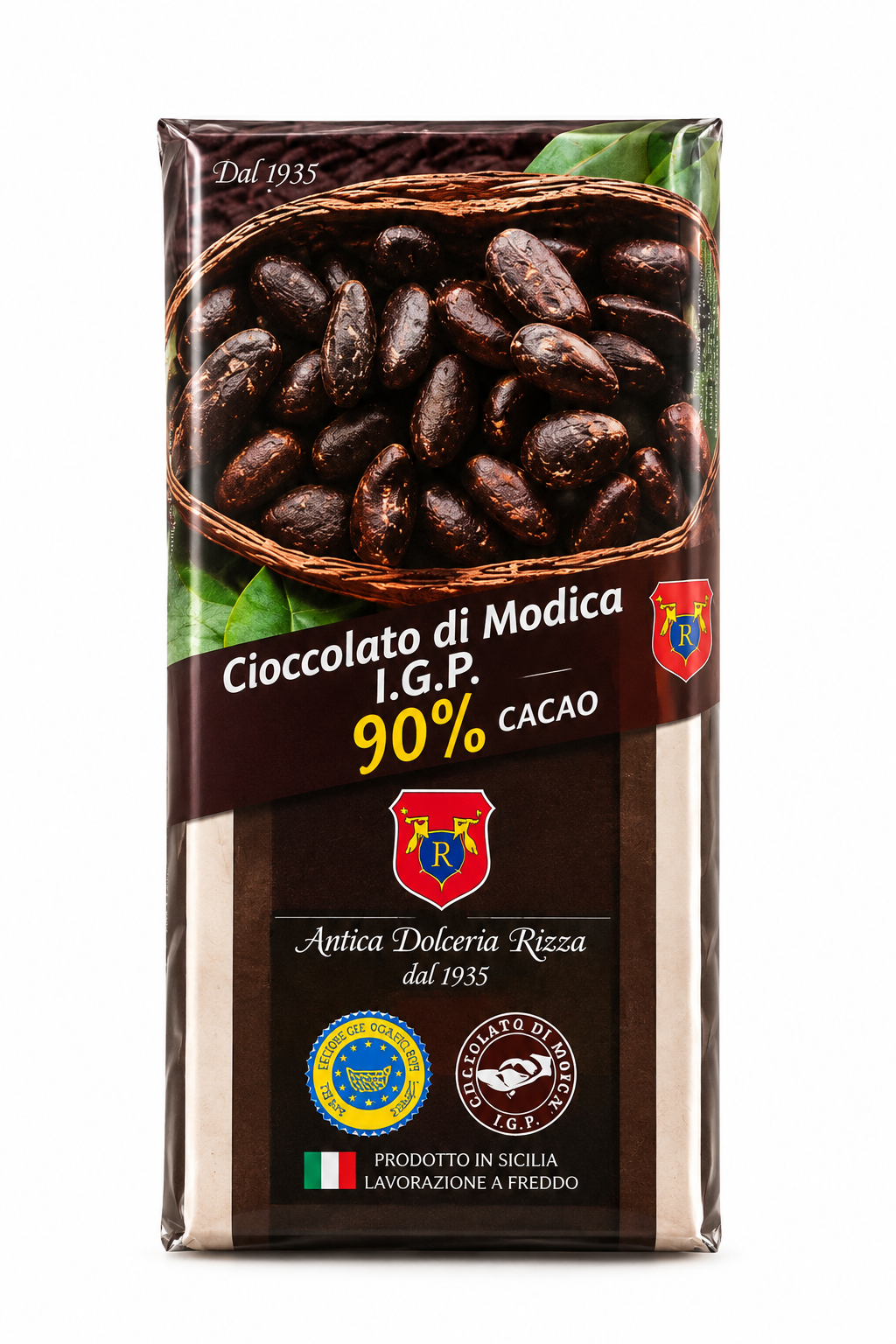 cioccolato di modica igp al cioccolato del 90% cioccolato di modica igp al cioccolato del 90% - Foto 2