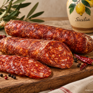salame siciliano di sant'angelo di brolo piccante