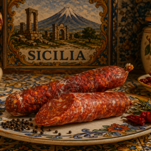 salame siciliano di sant'angelo di brolo piccante