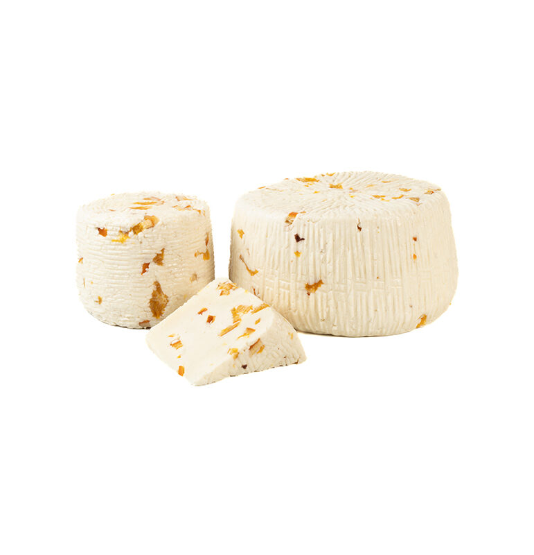 formaggio primo sale con arance siciliane formaggio primo sale con arance siciliane - Foto 2