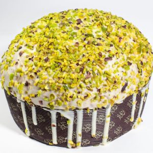 panettone artigianale siciliano farcito con crema pistacchio