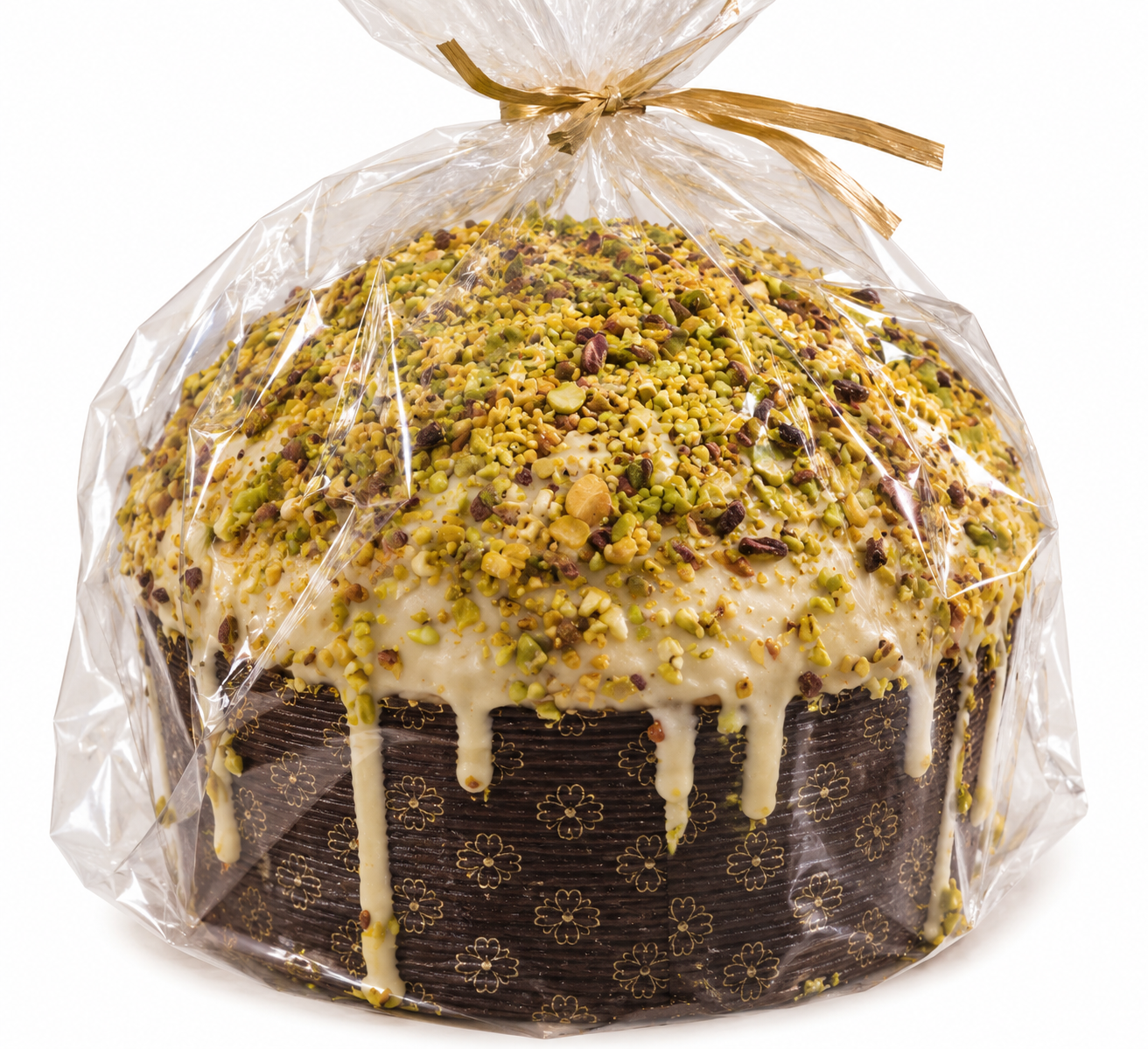 panettone artigianale siciliano farcito con crema pistacchio panettone artigianale siciliano farcito con crema pistacchio - Foto 2