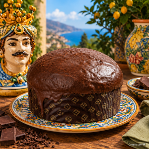 panettone artigianale al cioccolato siciliano