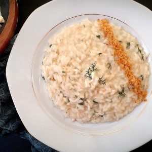 RISOTTO CON ARANCIA E FINOCCHIETTO SELVATICO SICILIANO