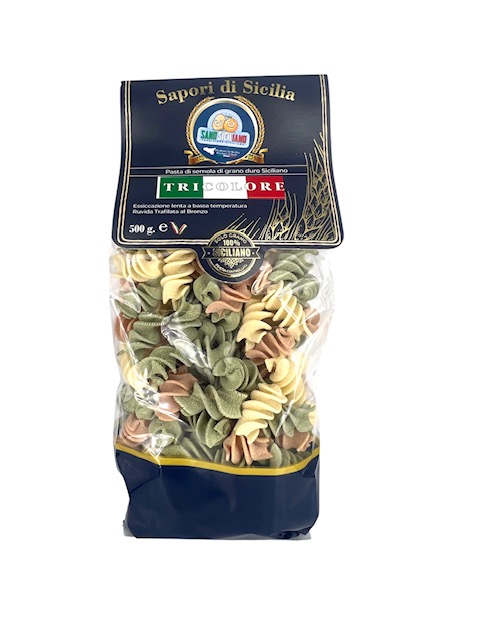 fusilloni tricolore pasta artigianale siciliana fusilloni tricolore pasta artigianale siciliana - Foto 2