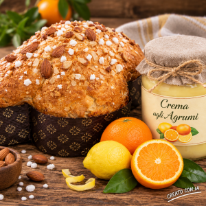 colomba artigianale siciliana all'arancia senza uvetta